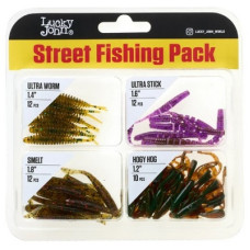 Набір силіконових приманок Lucky John Street Fishing Pack