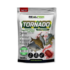ПРИКОРМКА RealFish Tornado Карась ЗЕЛЕНИЙ ЧАСНИК, 0,9 кг