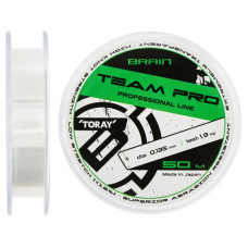 Волосінь Brain Team Pro 50m (clear) 0.135mm 1.9kg
