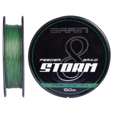 Шнур Brain Storm 8X (green) 150m 0.06mm 8lb/3.8kg