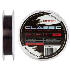 Волосінь Brain Classic Carp Line (dark brown) 150m 0.30mm 20lb 8.8kg