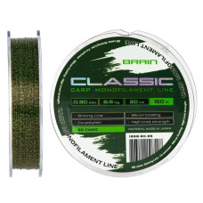 Волосінь Brain Classic Carp Line 3D (camo) 150m 0.30mm 20lb 8.8kg