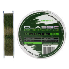 Волосінь Brain Classic Carp Line 3D (camo) 300m 0.28mm 18lb 7.9kg