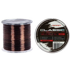 Волосінь Brain Classic Carp Line (dark brown) 600m 0.25mm 15lb 6.6kg