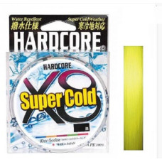 Шнур Duel Hardcore Super Cold X8 150m Hi-Vis Yellow 5.8kg 0.13mm #0.6
