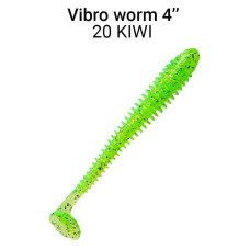 Силікон Vibro Worm 4'' 75-100-20-6 кальмар