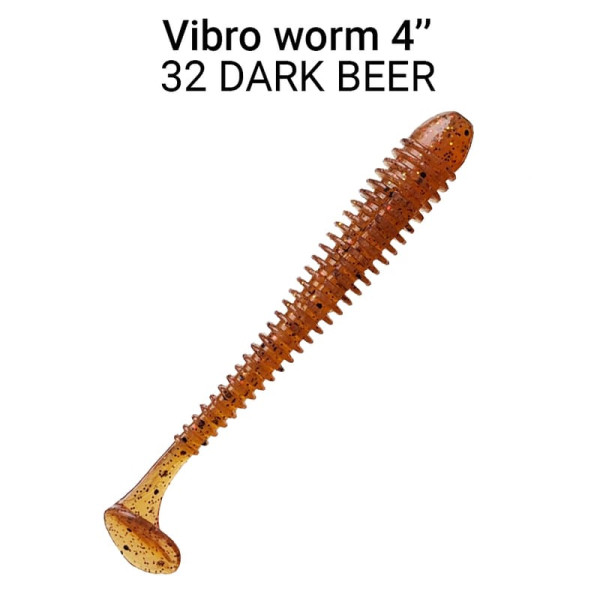 Силікон Vibro Worm 4'' 75-100-32-6 кальмар