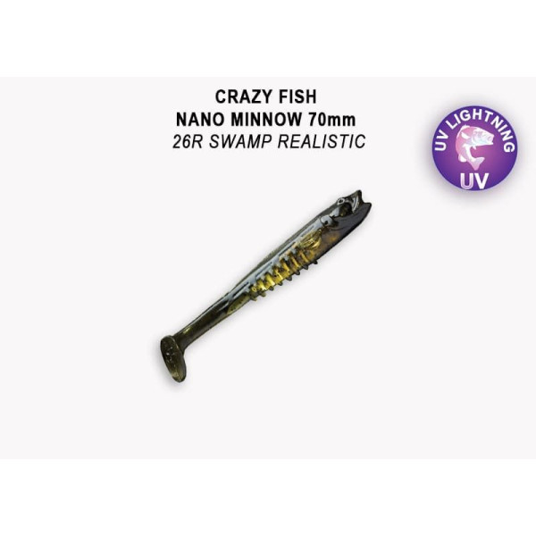 Силікон Nano minnow 2.8
