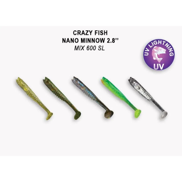 Силікон Nano minnow 2.8