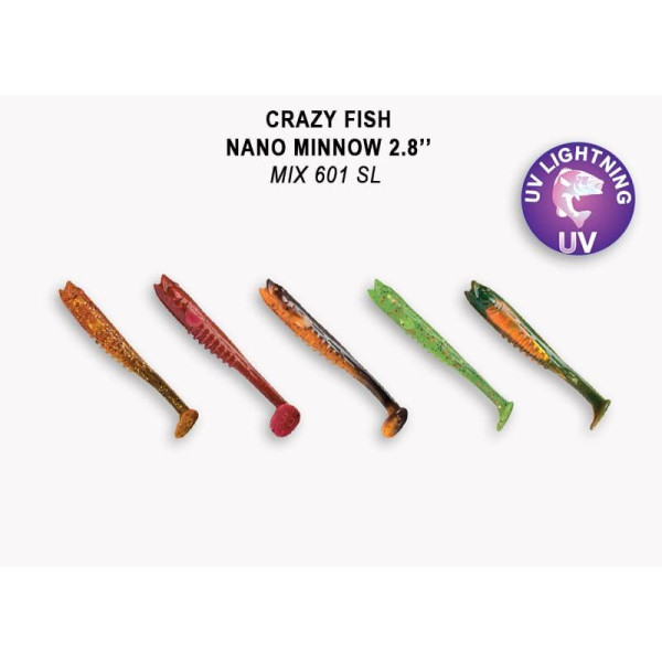 Силікон Nano minnow 2.8