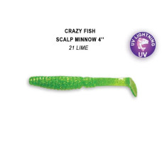 Силікон Scalp minnow 4" 18-100-21-6 кальмар