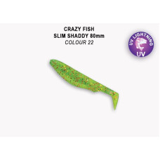 Силікон Slim shaddy 3.2" 56-80-22-7-F креветка+кальмар