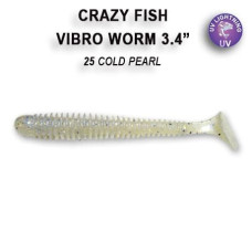 Силікон Vibro worm 3.4" 12-85-25-6 кальмар