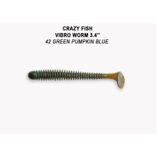 Силікон Vibro worm 3.4" 12-85-42-6 кальмар