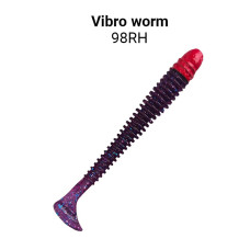 Силікон Vibro worm 3.4" 12-85-98RH-6 кальмар