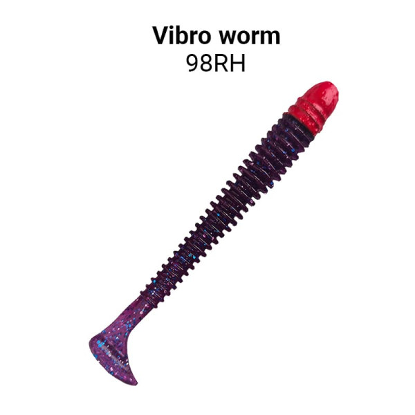 Силікон Vibro worm 3.4