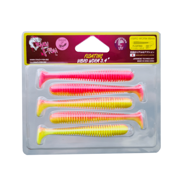Силікон Vibro worm 3.4