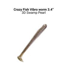 Силікон Vibro worm 3.4" 13-85-3d-6-F кальмар