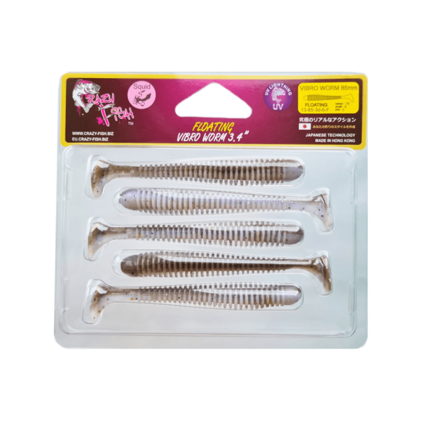 Силікон Vibro worm 3.4