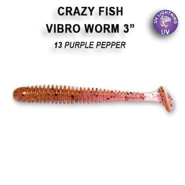 Силікон Vibro worm 3