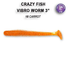 Силікон Vibro worm 3" 11-75-18-6 кальмар