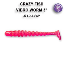 Силікон Vibro worm 3" 11-75-37-6 кальмар