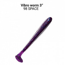 Силікон Vibro worm 3" 11-75-98-6 кальмар