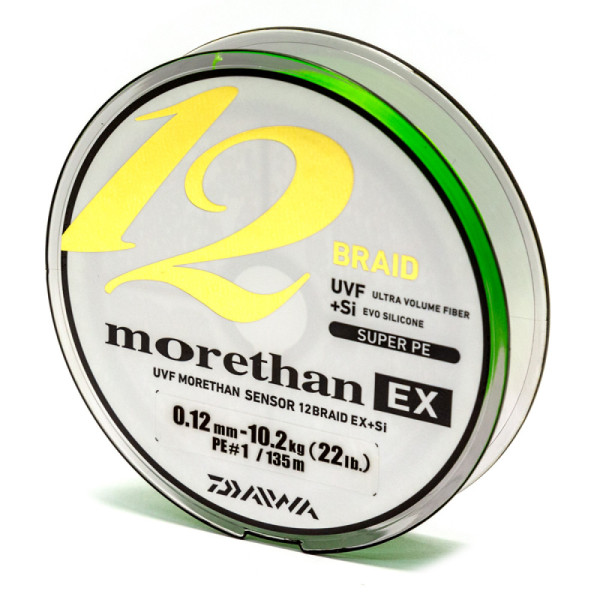 Шнур Daiwa Morethan 12BEX Si 0.18 мм 16.2 кг 135м