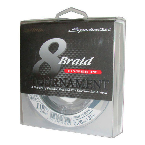Шнур Daiwa Tournament 8x Braid 0.20мм 135м Dark Green