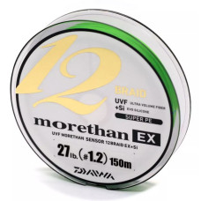 Шнур Daiwa UVF Morethan Sensor 12 Braid Ex+Si 150м #1.5