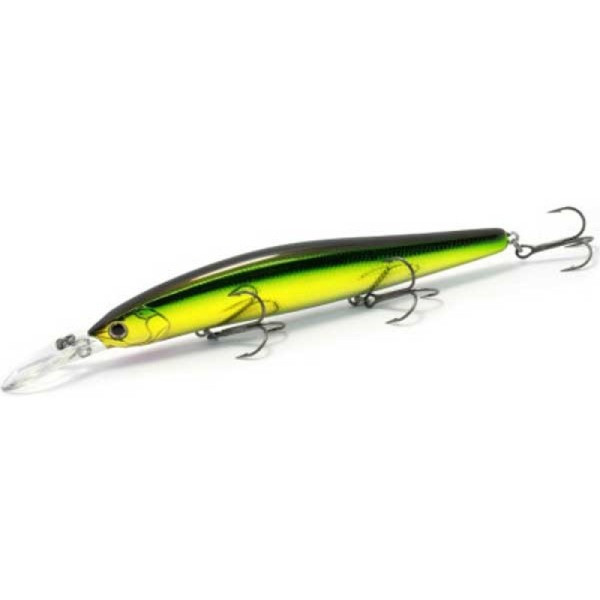 Воблер Daiwa Steez Minnow 110SP-MR Green Gold