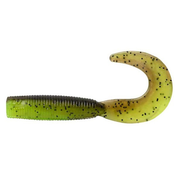 Силікон Daiwa Bait Junkie Grub 2.5 GP Chartreuse UV