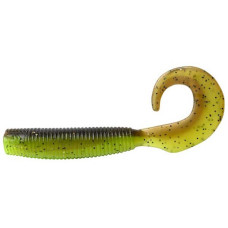Силикон Daiwa Bait Junkie Grub 4 GP Chartreuse UV