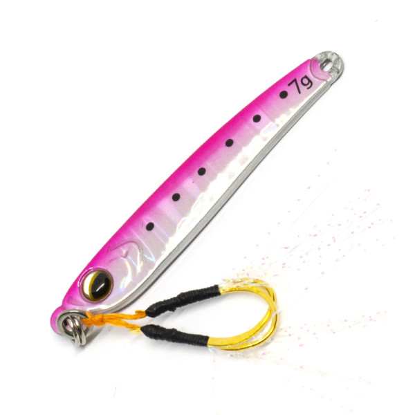 Пилькер Daiwa Prisoner TG Dekaaji Dekamebaru Spec 7гр Pink Iwashi