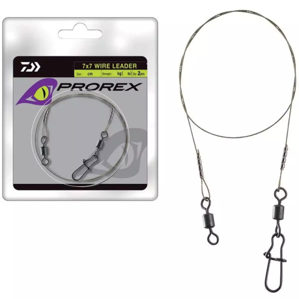 Поводок Daiwa Prorex 7x7 Wire Leader 20см 5кг