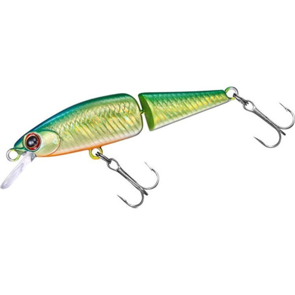 Воблер Daiwa Dr. Minnow II Joint 70S 70мм 7.6гр LIME GREEN