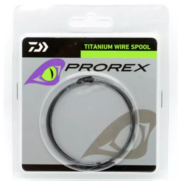 Тітановий поводочний матеріал Daiwa Prorex Titanium Wire Spool 3м 12кг