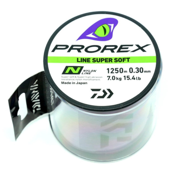 Леска Daiwa Prorex Line Super Soft 0.30мм 7кг 1250м