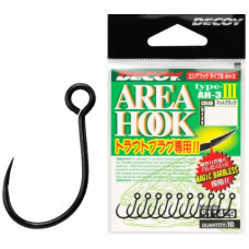 Гачок Decoy AH-3 Area Hook III #10 (10 шт/уп)