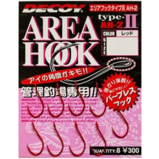 Гачок Decoy Area Hook II Red #12 (8шт/уп)