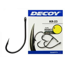 Гачок Decoy KR-23 Black Nickeled #6 (12 шт/уп)