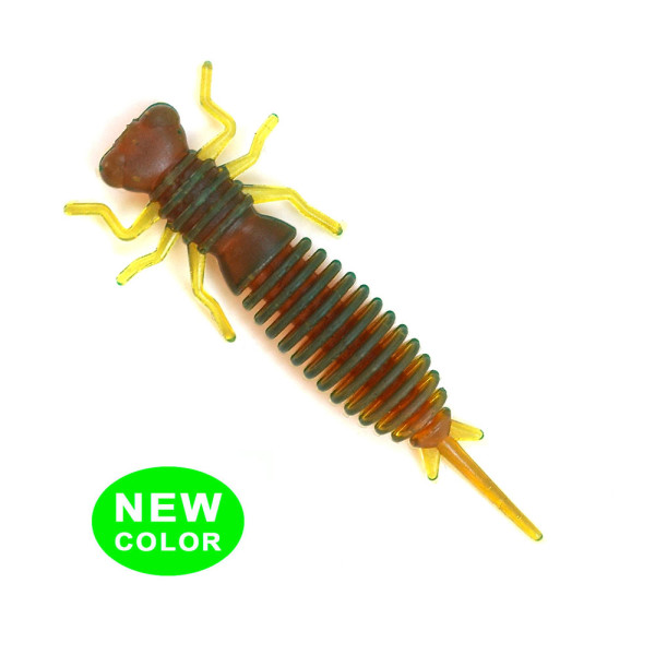 Силіконова приманка Larva 2 дюйми колір 027 Motor Oil