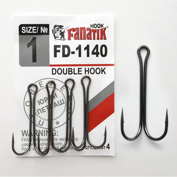 FD-1140 № 1 Подвійний гачок Fanatik