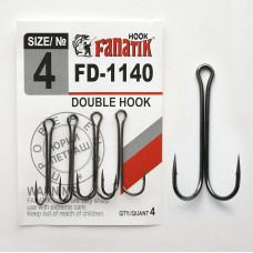FD-1140 № 4 Подвійний гачок Fanatik