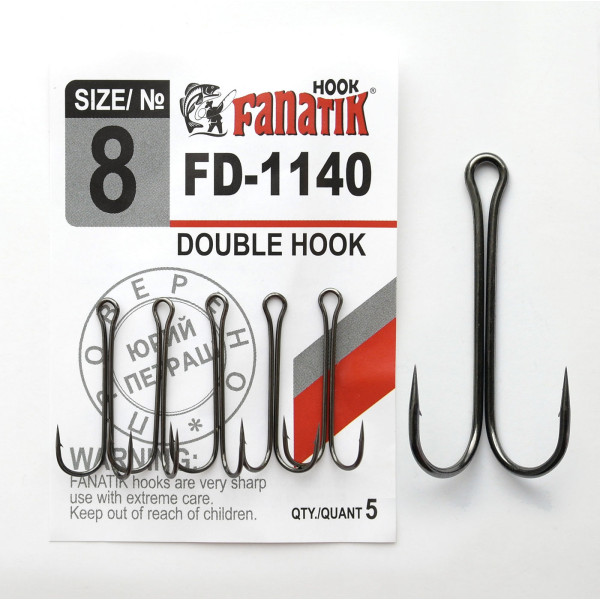 FD-1140 № 8 Подвійний гачок Fanatik