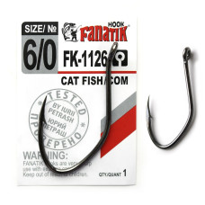 FK-1126 Cat Fish/Сом № 6/0 Одинарний гачок Fanatik