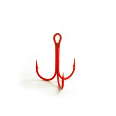 KH-11030 Red № 1 Потрійний гачок Fanatik