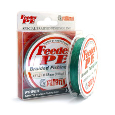 Шнур плетений Fanatik Feeder PE X4 140 m (#1,2) 0.18 mm Green