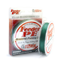Шнур плетений Fanatik Feeder PE X4 140 m (#2,0) 0.23 mm Green