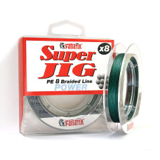 Шнур плетений Fanatik Super Jig PE X8 100 m (#0,8) 0.14 mm 8.8 kg Green